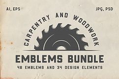 Vintage Carpentry Emblems part 2 Product Image 1