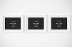 Three horizontal frames mockup Product Image 1