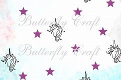 Unicorns Digital Paper , Scrapbook unicorn paper, Unicorn pattern, Unicorns background, Kids party unicorns, Birthday unicorn decorate Product Image 6