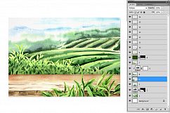 Matcha tea. Watercolor collection Product Image 6