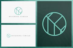 20 Circle geometric logos - outline Product Image 21