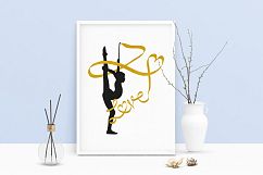 Printable Art, Sport Wall Art, .PDF, Typography, Home Decor, Product Image 1