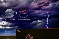 21 Lightning Photoshop Overlays Product Image 4