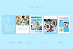 Blue | Pinterest PSD templates pack Product Image 3