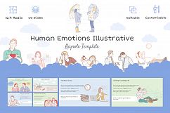 Human Emotions Illustrative Keynote Template Product Image 1