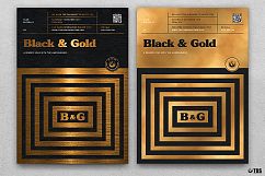 10 Minimal Black and Gold Flyers Bundle Product Image 8