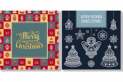 Christmas template. Big bundle. 30 greeting card. Christmas invitation. Xmas flyer Product Image 16