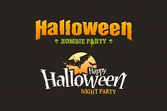 Halloween Typography Set Product Image 4