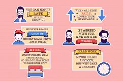 Funny Quotes Badges Product Image 1