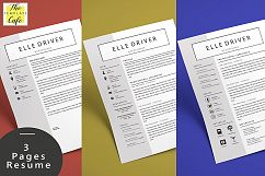 Simple Elegant MS Word Resume Template Product Image 2