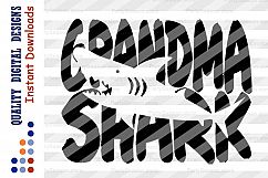Grandma shark Svg files Family shirt svg Grandma shirt svg Product Image 2