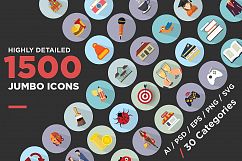 Jumbo Flat Icons Pack Product Image 2