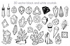 Magic Crystals - vector collection Product Image 3