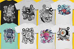 Cartoon Vector #3 Tshirt Design Bundle Product Image 16