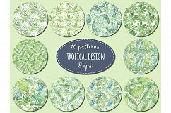 Tropical designs in watercolor. Product Image 2