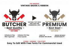 71 VINTAGE BADGE &amp; RIBBON Vol.7 Product Image 2