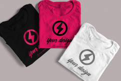 Three Tees Photoshop Mock Up Product Image 1