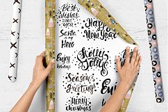 Holiday patterns set + lettering Product Image 8