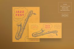 Jazz Music Jazz Festival Design Templates Bundle Product Image 8