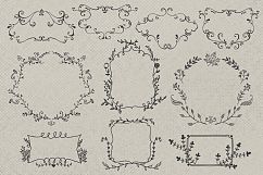 Hand drawn wreaths and frames Product Image 4