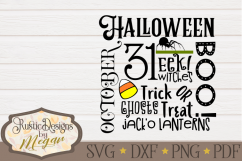 Halloween Svg, Dxf, candy corn svg, spider svg, subway art s Product Image 1