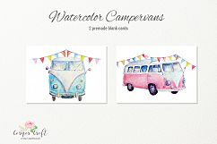 Watercolor Campervan, Leisure Vehicles  Product Image 6