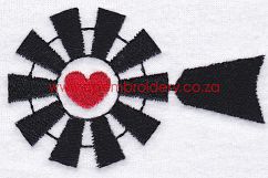 Red Heart Top Windmill Machine Embroidery File Product Image 8
