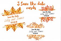 Fall Watercolor clipart Autumn Product Image 8
