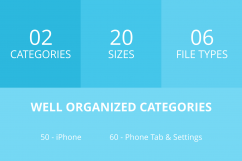 110 Mobile Interface Filled Low Poly Icons Product Image 3