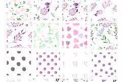 164 Watercolor FLORALS patterns Product Image 4