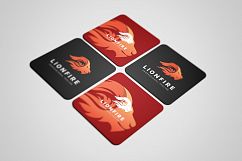 Lion Fire Logo Template Product Image 3