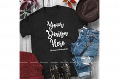 Fall Tshirt Mockup Bundle 5 Colors Gildan 64000 Shirt Flat Product Image 3