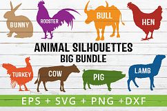 FARM ANIMAL SILHOUETTES SVG CRAFTER Product Image 1