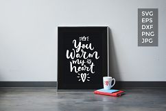 You warm my heart SVG cut file Product Image 3