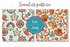 Marine and nautical decor.  Underwater life. Sea ornament. Eps, Png, Jpeg.  Product Image 14