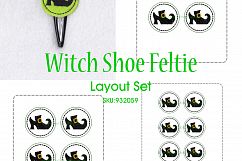 Halloween ITH Green Set of 4 Embroidery Designs Product Image 4