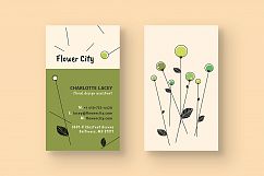 Flower Shop Business Card Templates Product Image 3