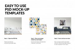 Throw Pillows Carpet &amp; Frames Set Product Image 5