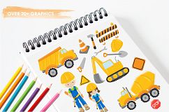 Construction Kids graphics and illustrations Product Image 3