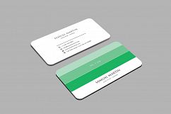 Beautiful Colours Modern Art Business Card Product Image 2
