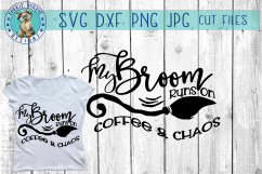 My Broom runs on BUNDLE - Halloween - Witch - SVG Cut file Product Image 4