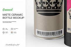 Ceramic Wine Bottle Mockup Product Image 8