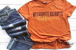 Fall Halloween SVG, My Favorite Holiday Is Falloween SVG Product Image 2