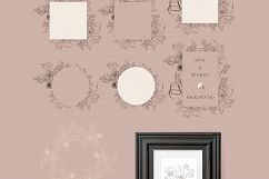 THE FLORISTRY floral collection - watercolor, line art, real Product Image 10