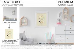 Kids Room - Wall &amp; 90 Custom Frames Product Image 29
