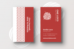 3 Business Cards for Knitting Studio Product Image 2
