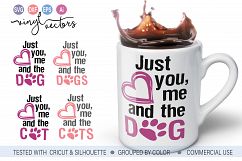 You me and the Dog Cat SVG DXF cut ready file Product Image 1