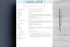Professional 4 Pages Resume Template Product Image 3