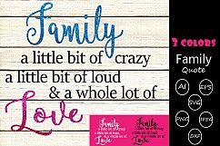 Family quote svg cutting files,love quote svg cutting file Product Image 1