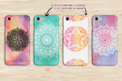 Mandala Vectors &amp; Bonus Watercolor Styles Product Image 6